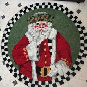 MCKENZIE CHILDS SANTA LUCIA 3 FT ROUND RUG